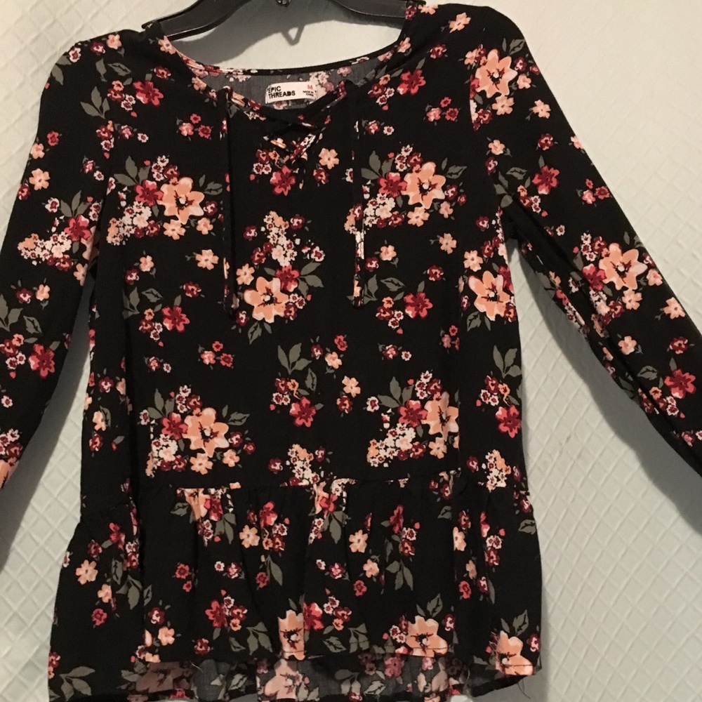 Epic threads long sleeve blouse